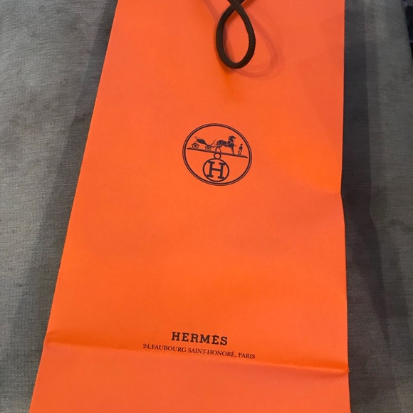 Hermès shopping bag and tie box set - Picture 2 of 6